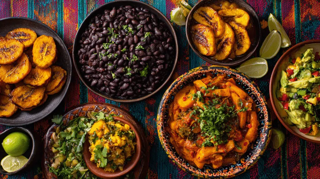 Served Cuban vegetable recipes