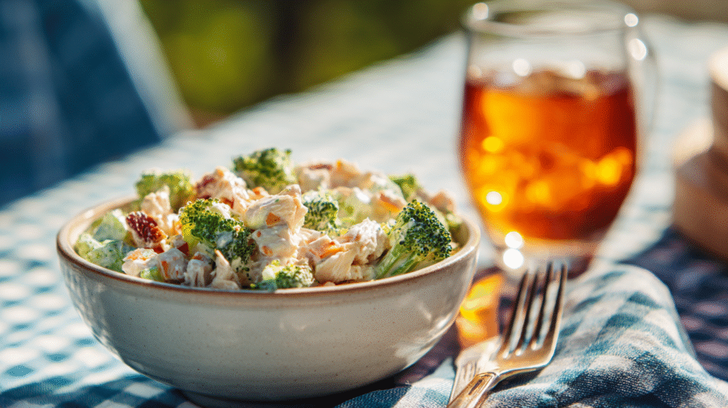 Chicken Salad Chick broccoli salad ready to serve
