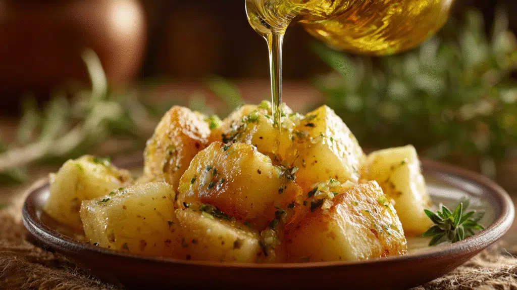 Yuca with garlic mojo sauce