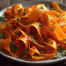 Carrot Ribbon Salad Recipe (Crunchy, Fresh & Packed with Flavor)