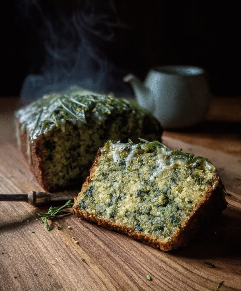 dandelion and nettle cake recipe with wild herbs