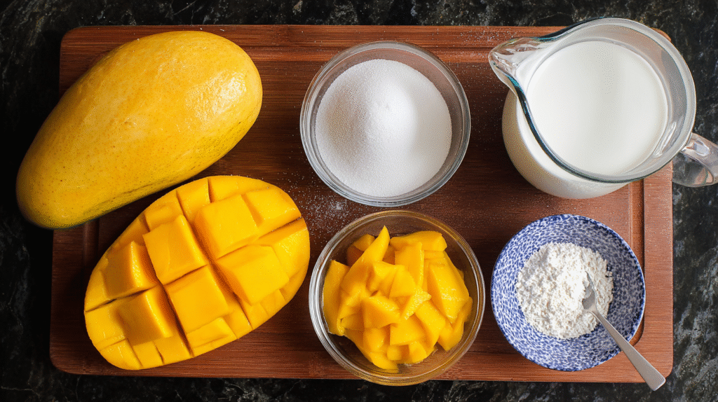 mango pudding recipe ingredients