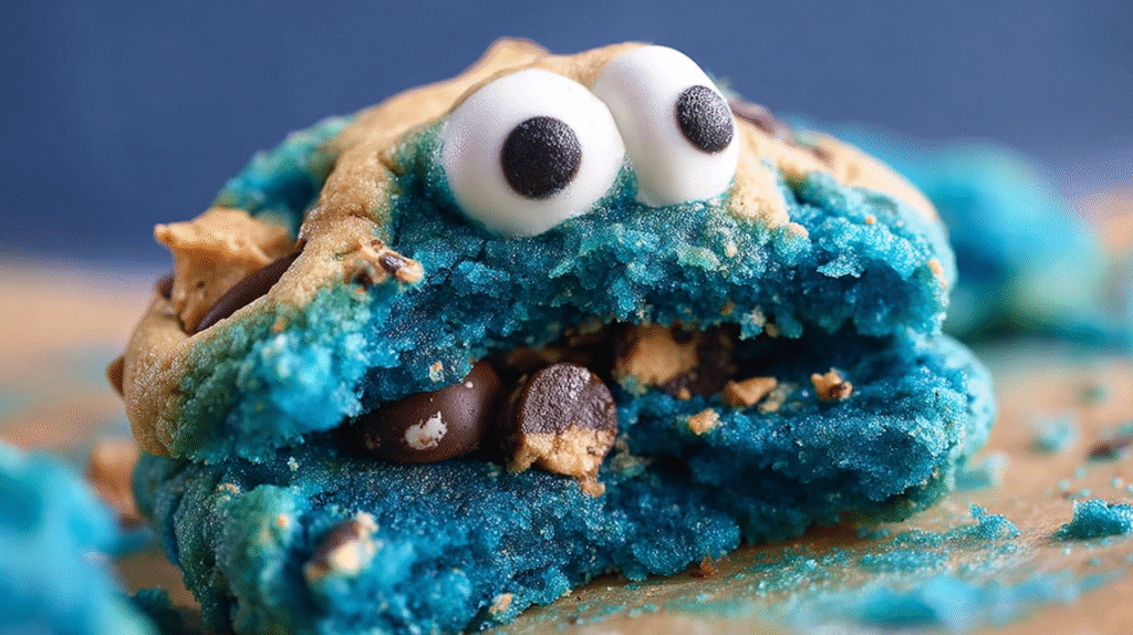 Cookie monster cookie