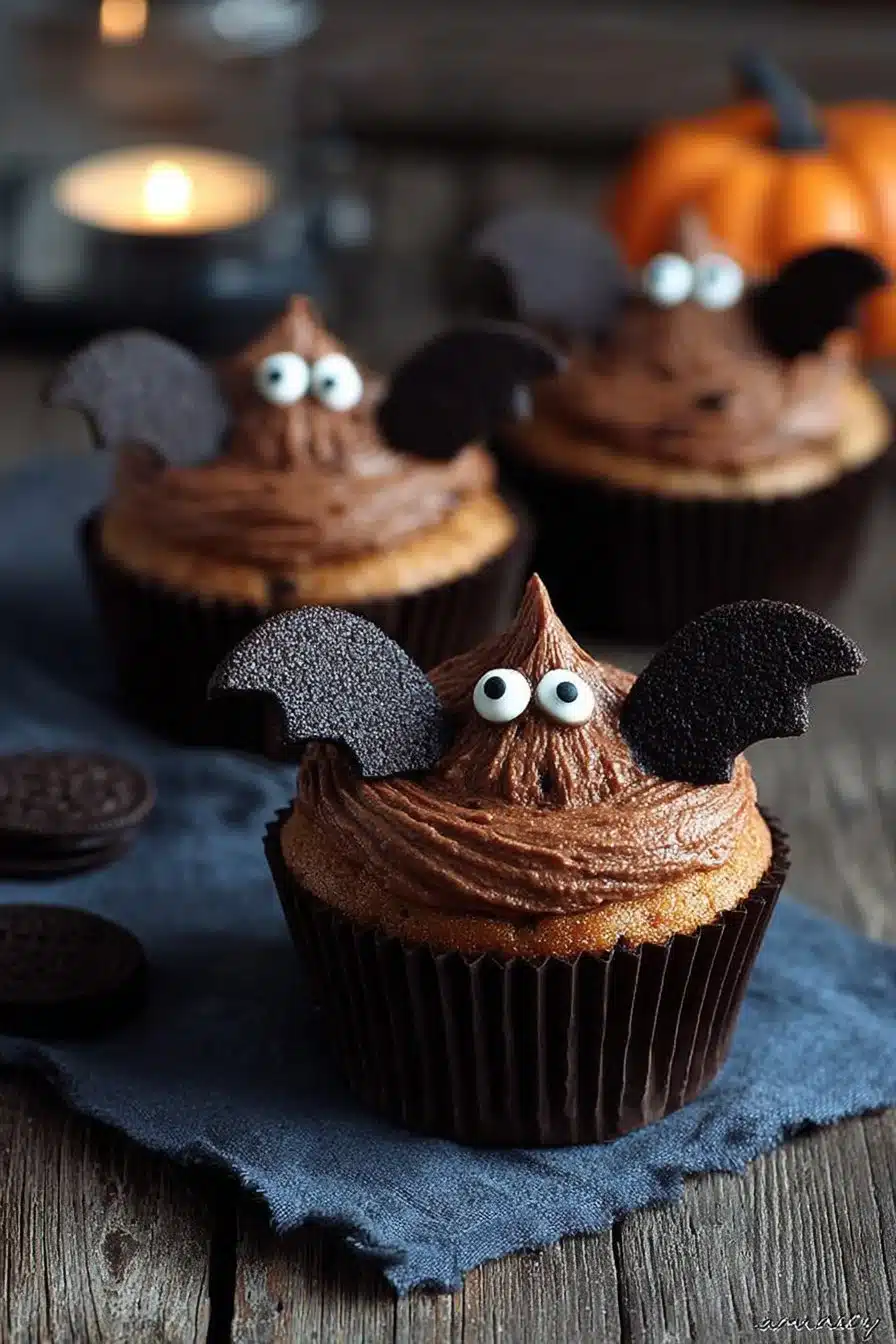 Halloween Bat Muffin