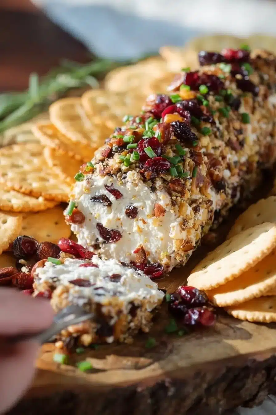 Delightful cheese log recipe