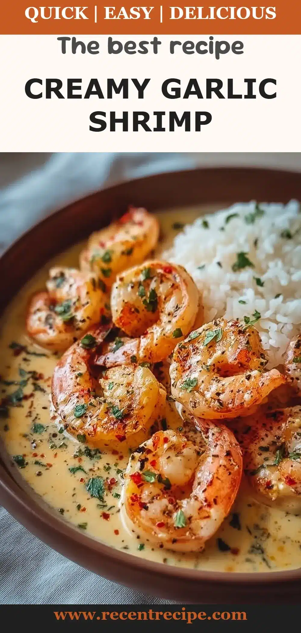 Creamy Garlic Shrimp