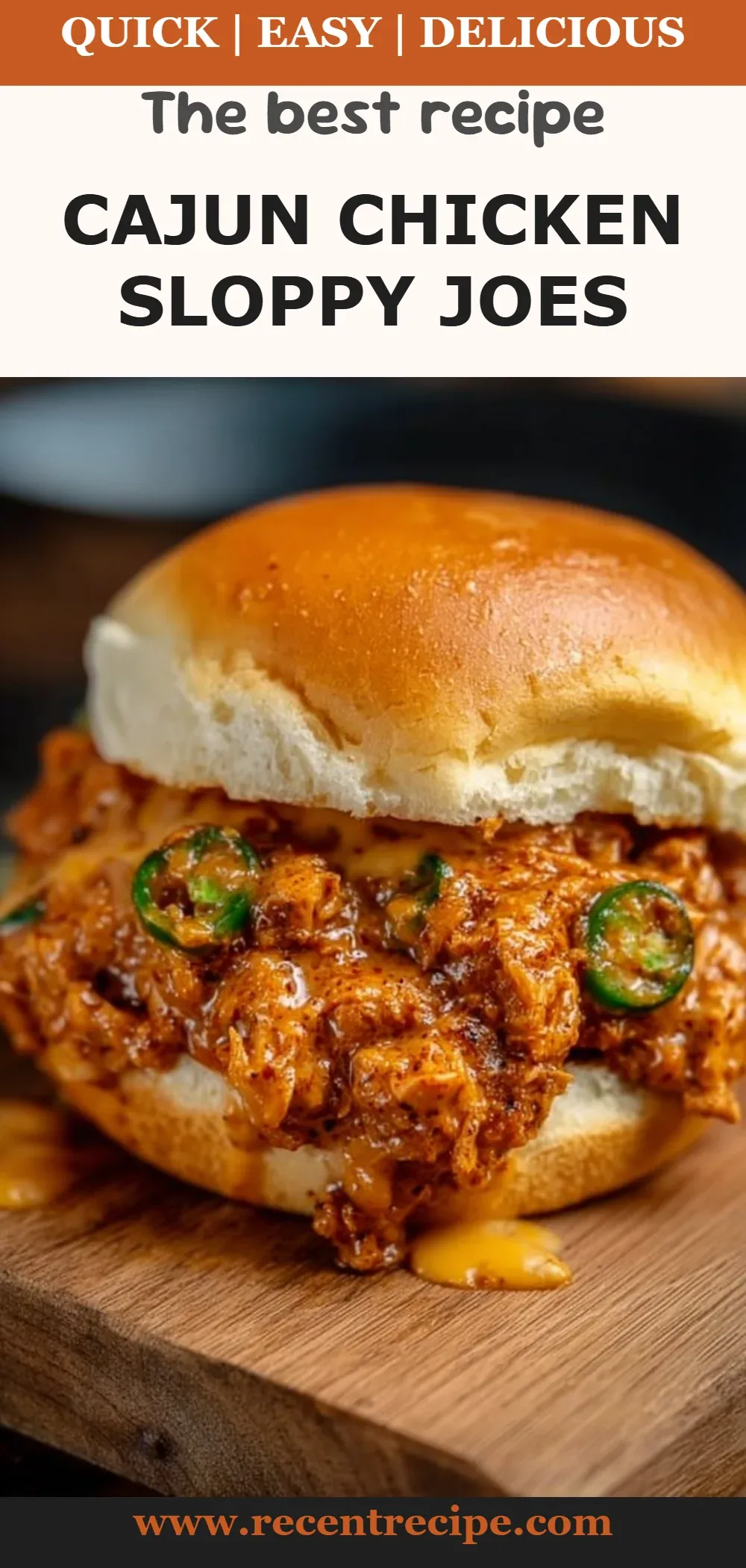 Cajun Chicken Sloppy Joes