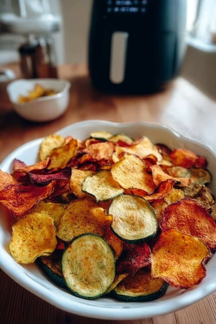 Air Fryer Veggie Chips