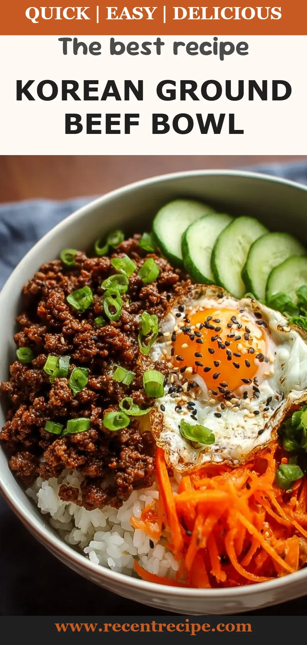 Korean Ground Beef Bowl