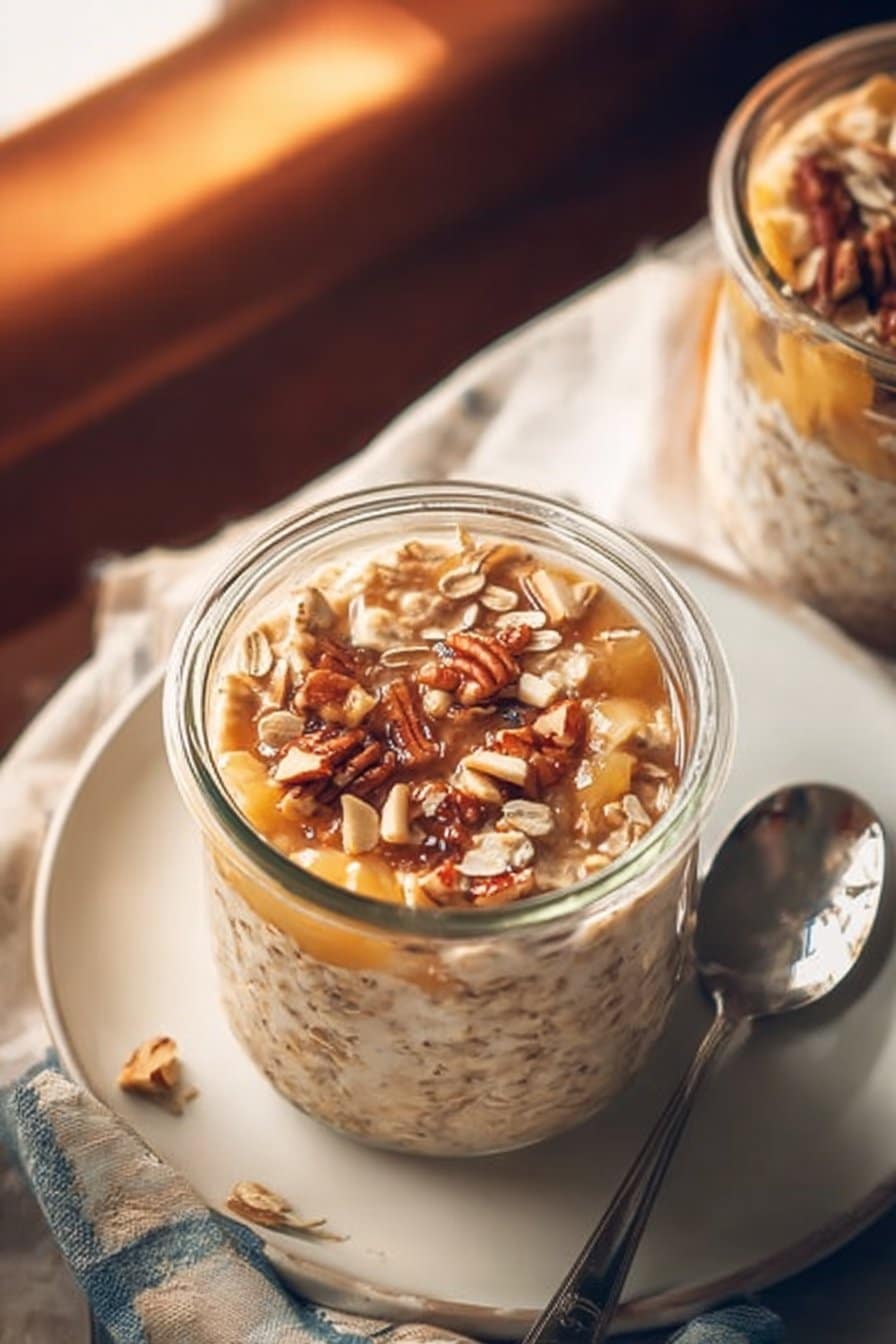 Maple Brown Sugar Overnight Oats