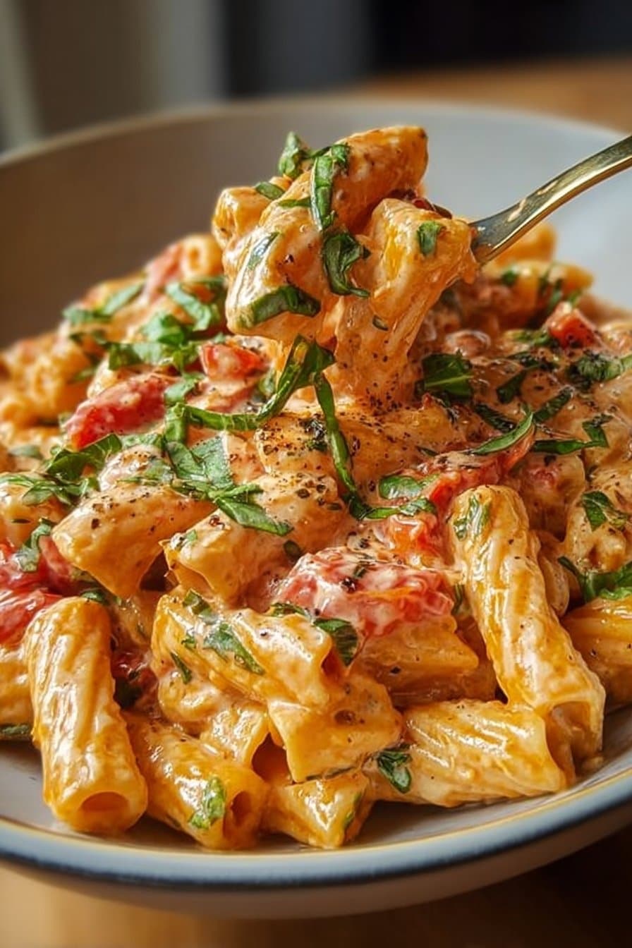 Creamy Tomato Garlic Pasta
