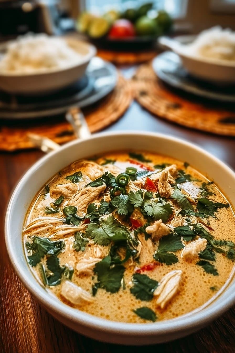 Crockpot Thai Coconut Chicken Soup: An Incredible Ultimate Recipe