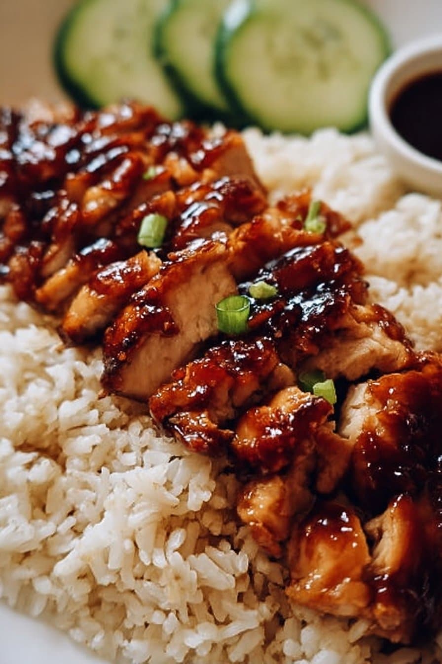 Honey BBQ Chicken Rice