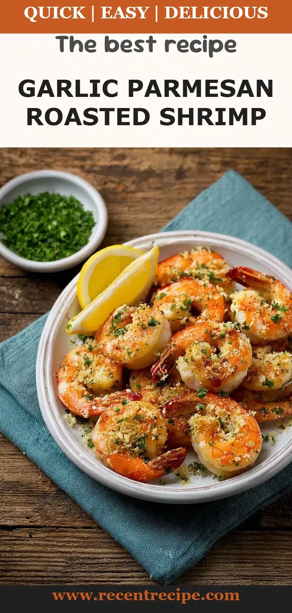 Garlic Parmesan Roasted Shrimp