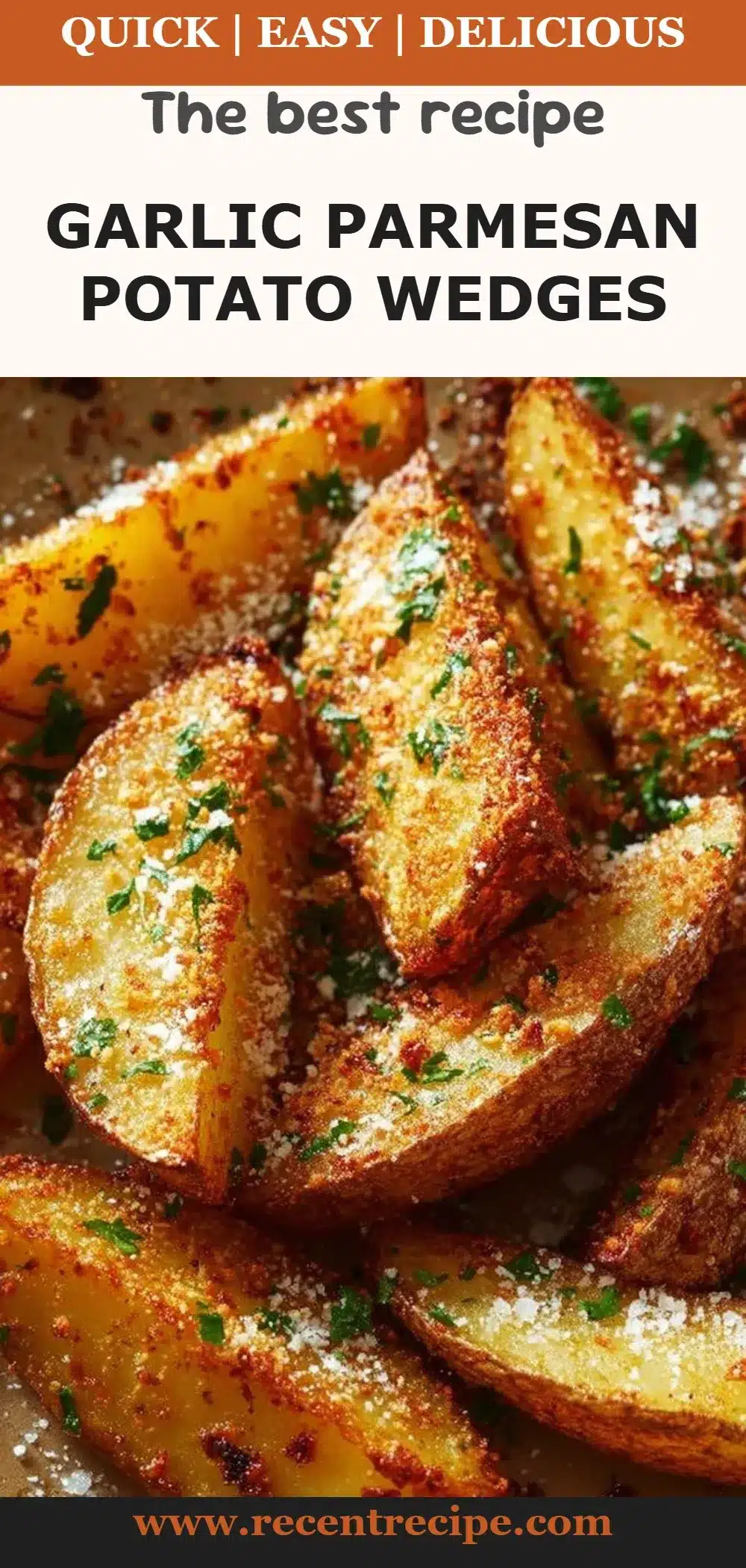 Garlic Parmesan Potato Wedges