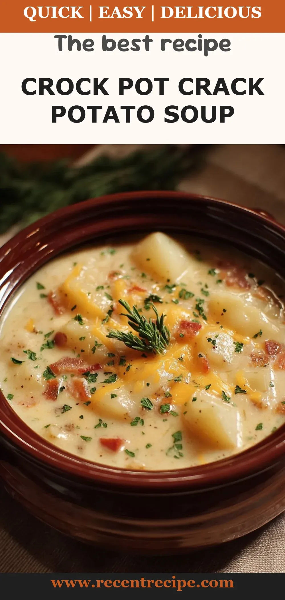 Crock Pot Crack Potato Soup
