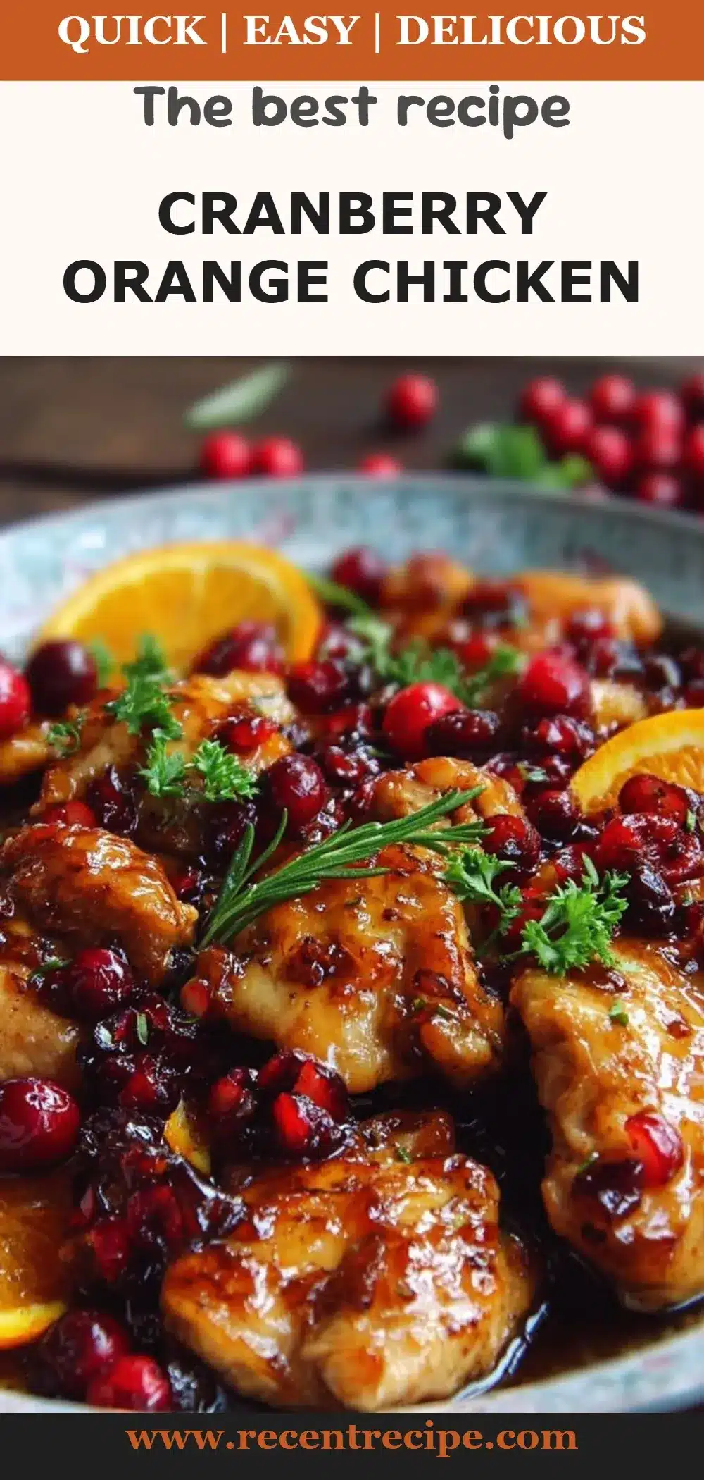 Cranberry Orange Chicken