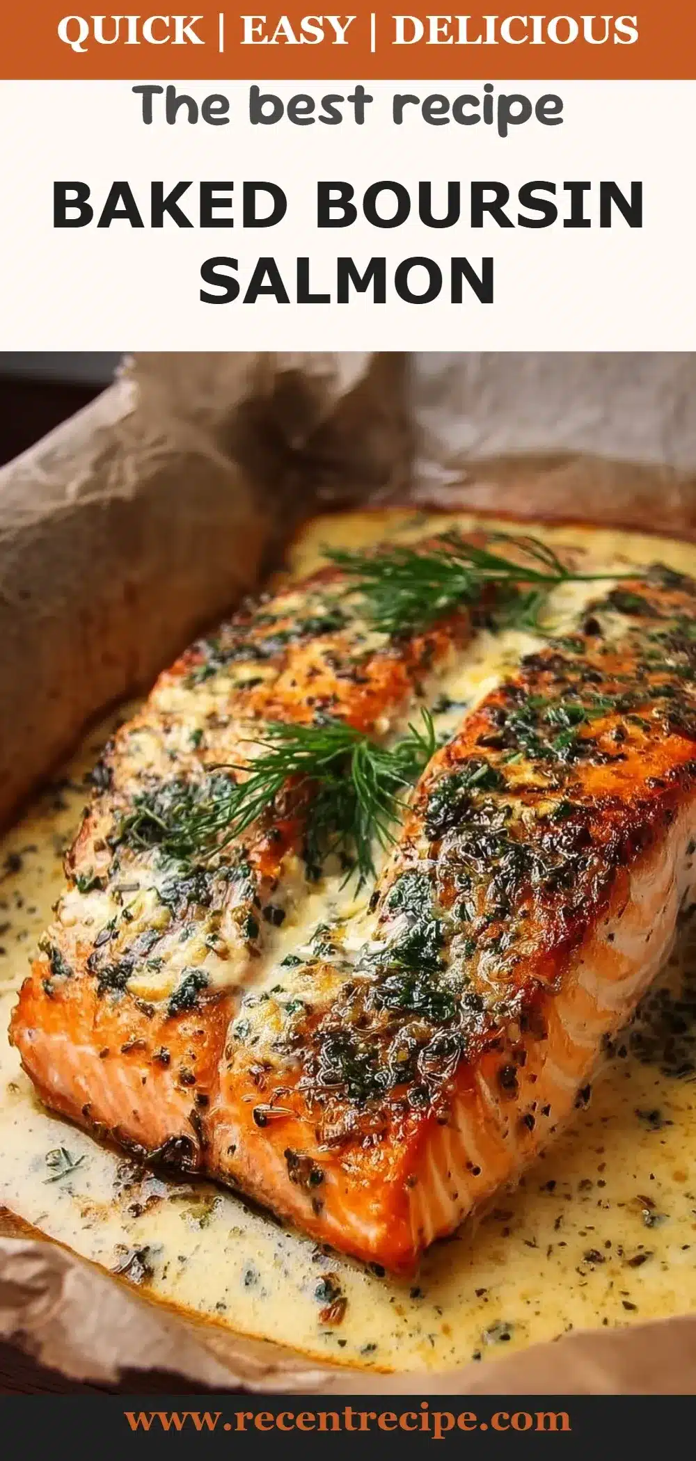 Baked Boursin Salmon