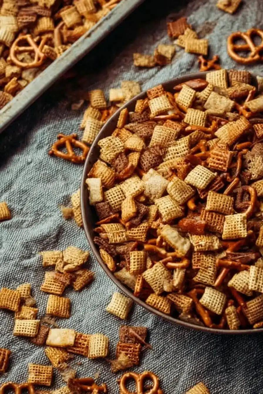 Bold and Buttery Homemade Chex Mix