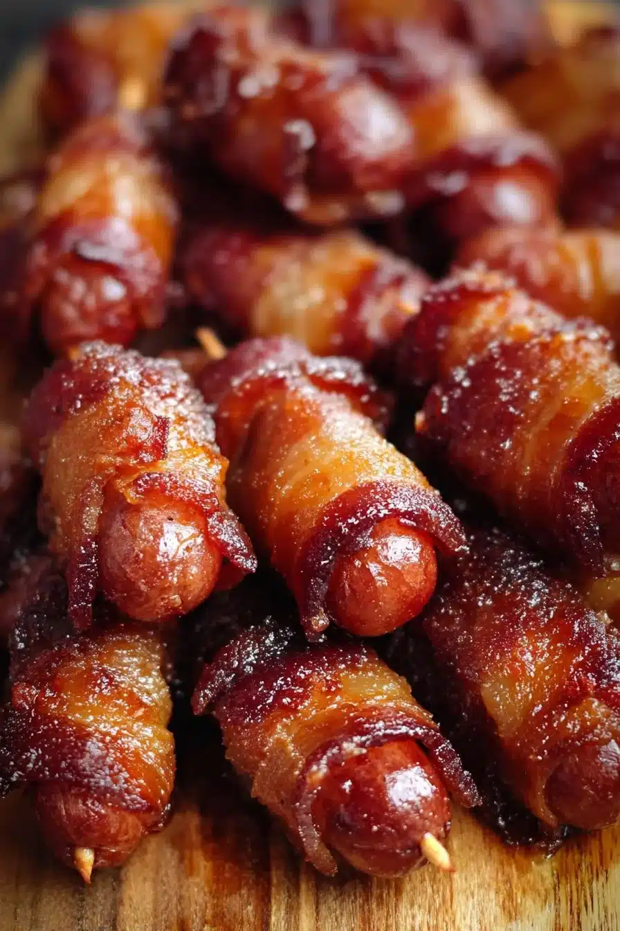 Brown Sugar Beef Bacon Little Smokies appetizers for parties