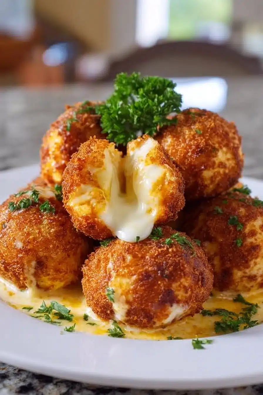 Buffalo Chicken Bacon Mozzarella Bombs