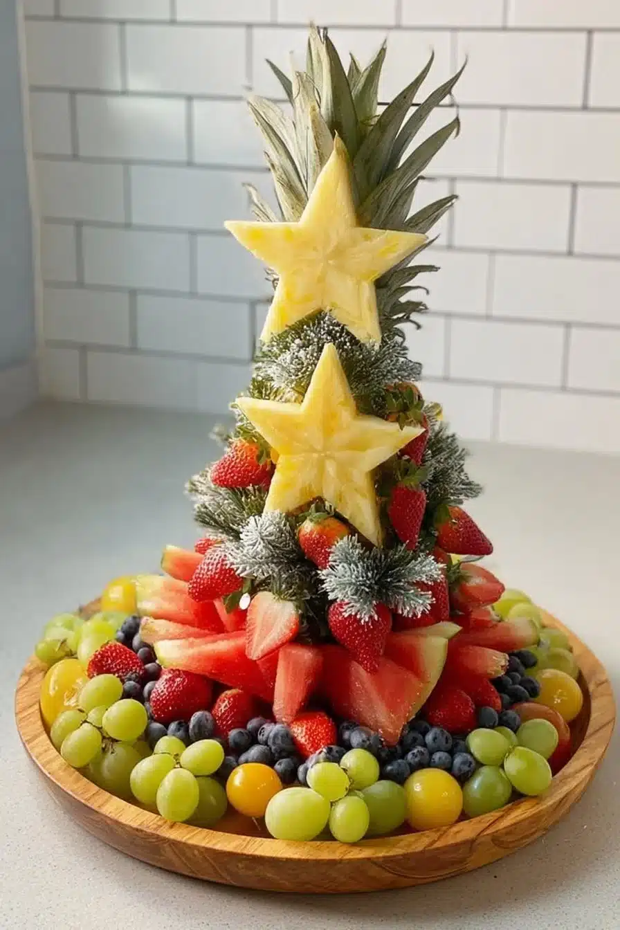 Christmas Tree Fruit Platter