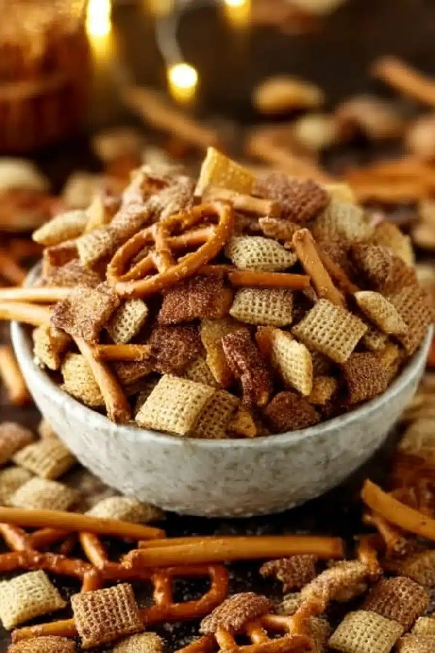 Cinnamon Sugar Churro Pretzel Chex Mix