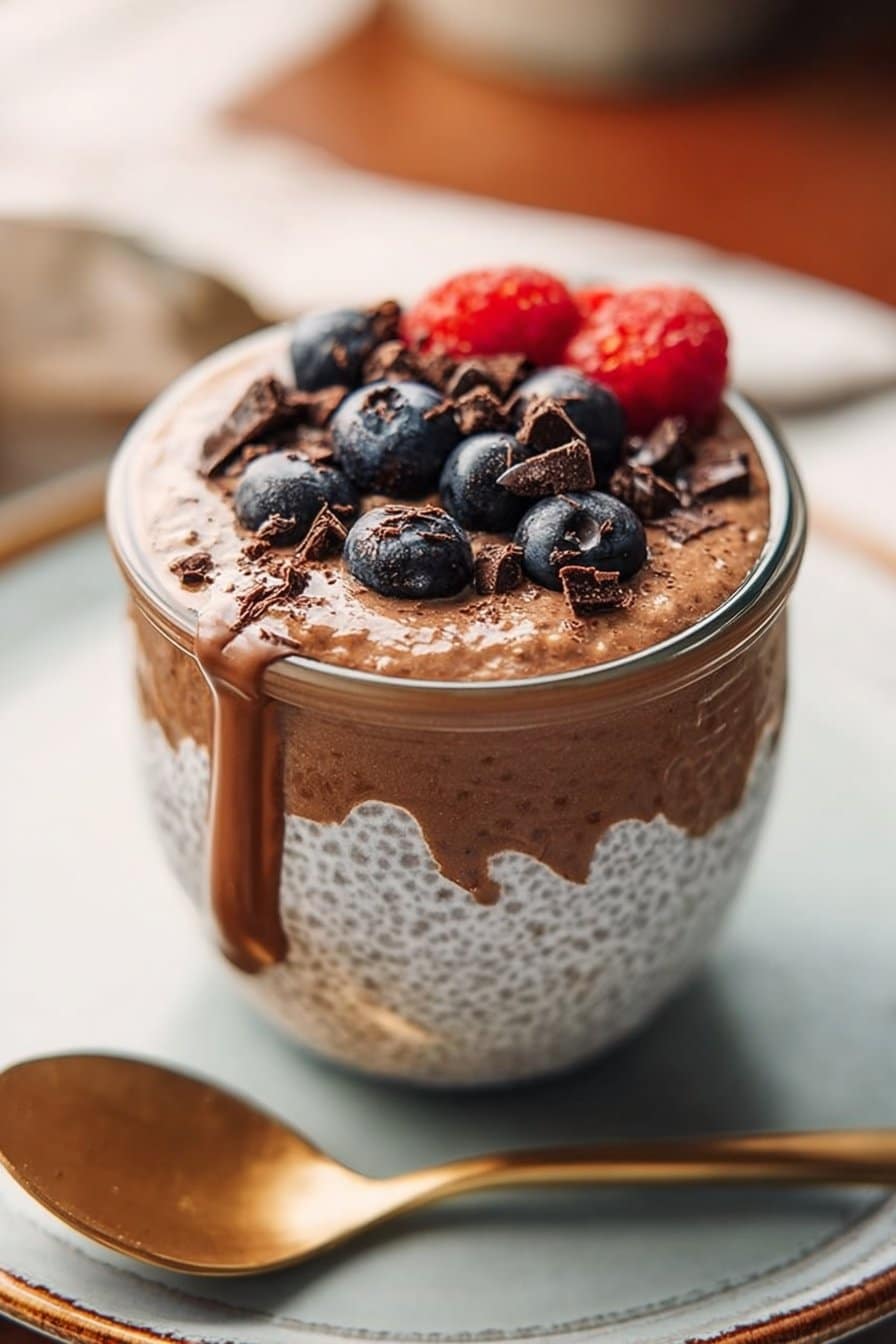 Brownie Batter Overnight Oats
