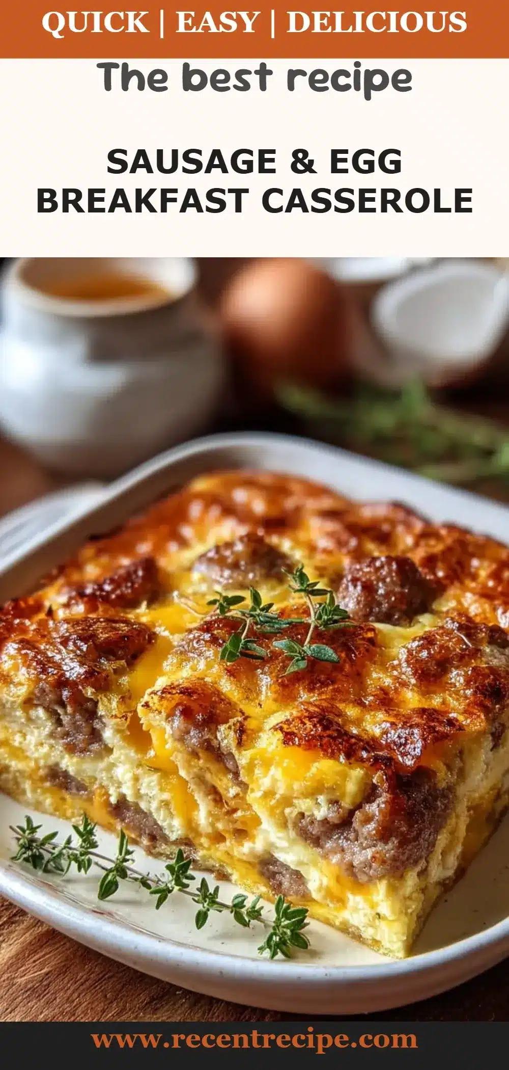 Sausage & Egg Breakfast Casserole