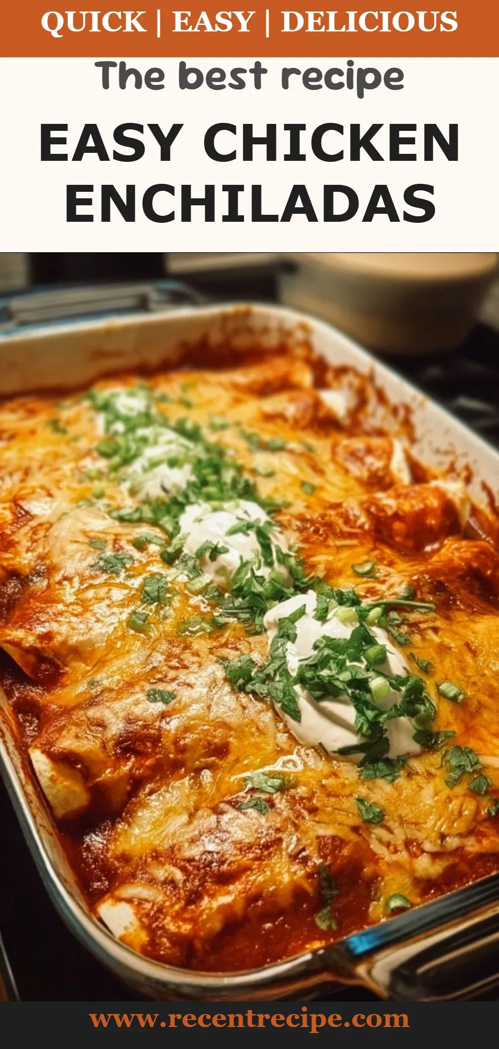 Easy Chicken Enchiladas