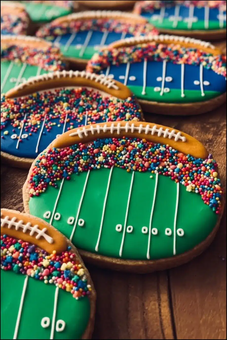 Football Stadium Sugar Cookies