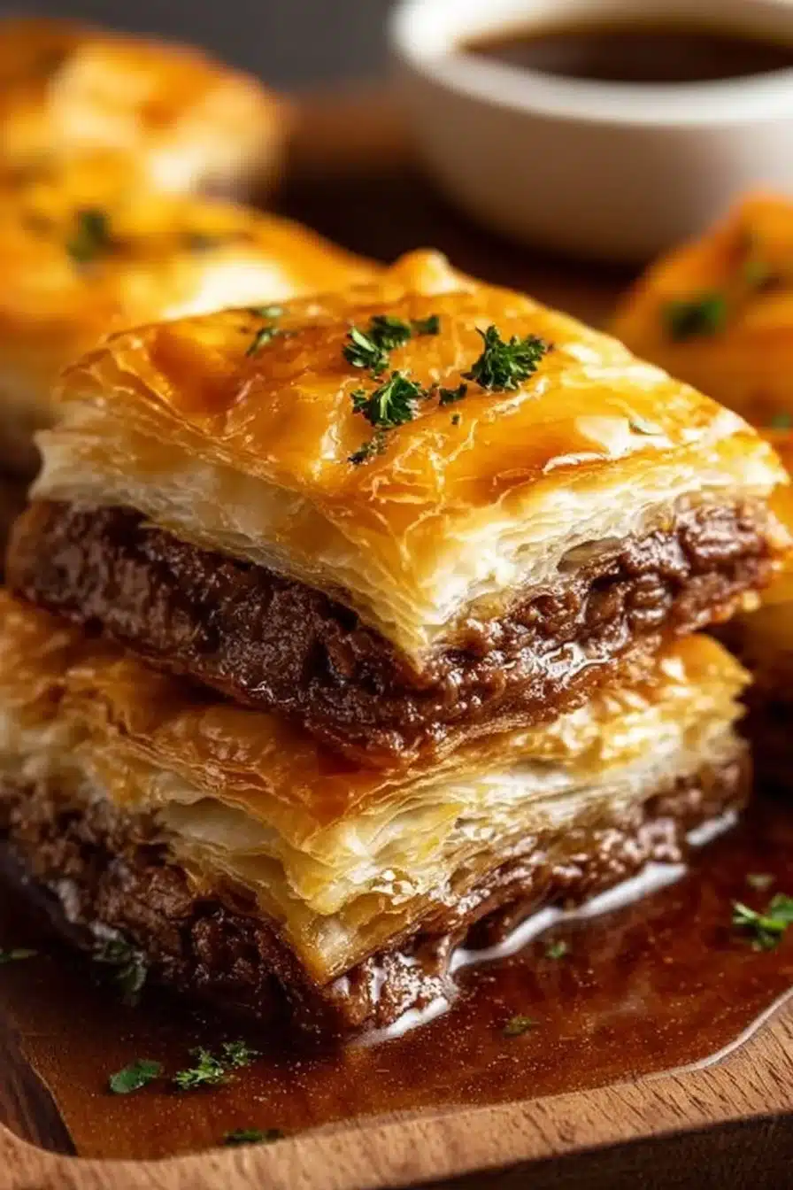 French Dip Squares