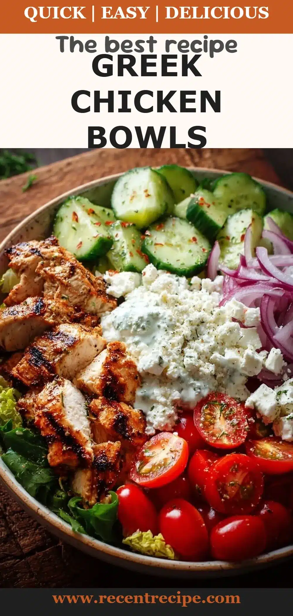Greek Chicken Bowls