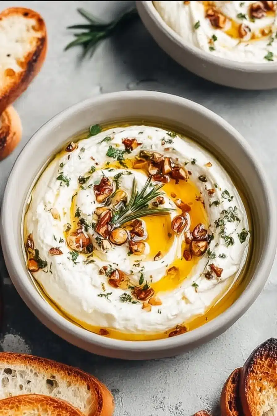 Ricotta Dip with Hot Honey