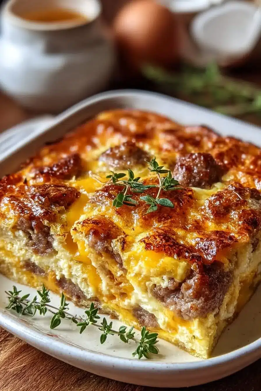 Sausage & Egg Breakfast Casserole
