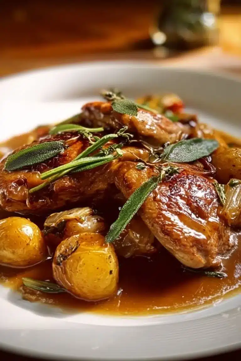 Savory smothered pheasant recipe with rich gravy and herbs.