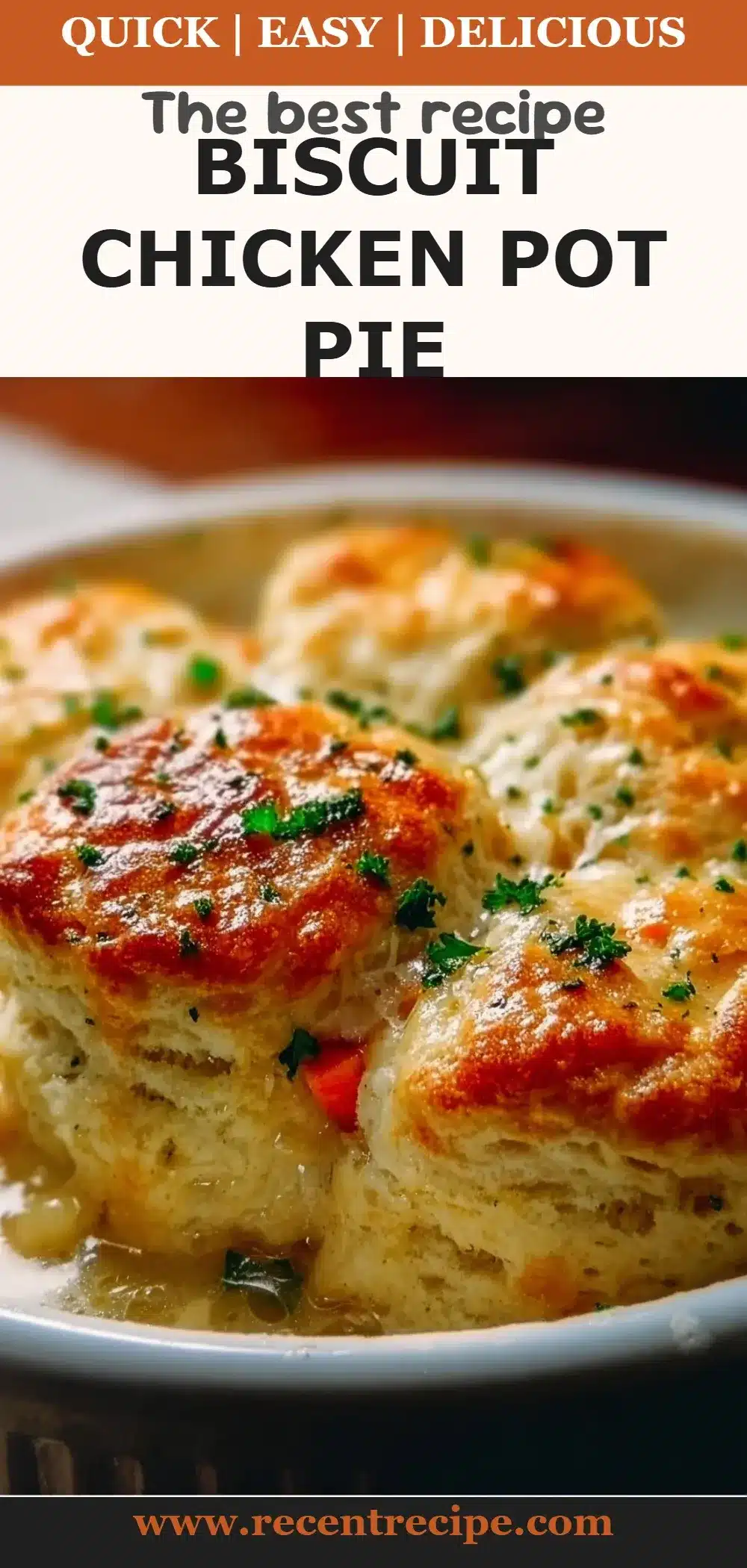 Biscuit Chicken Pot Pie