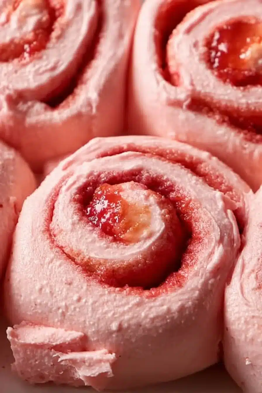Vegan Strawberry Sweet Rolls