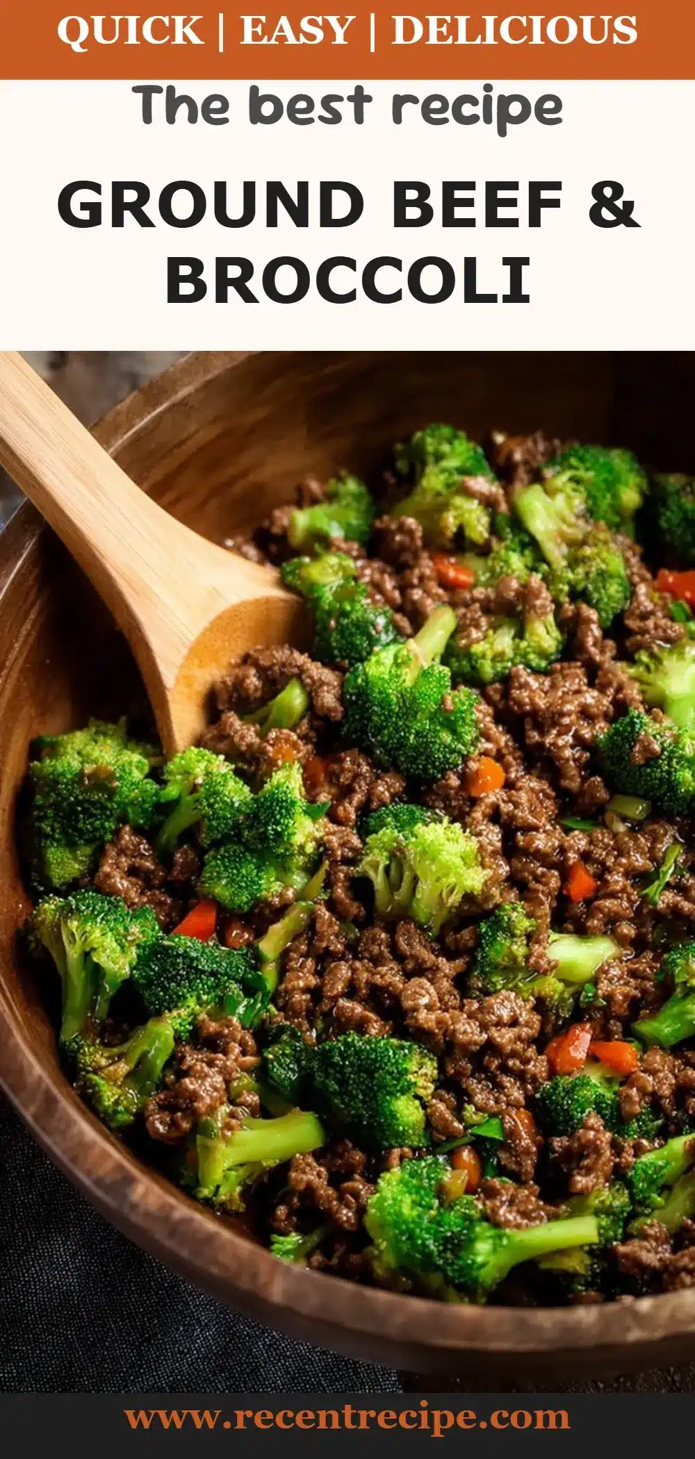 Ground Beef & Broccoli
