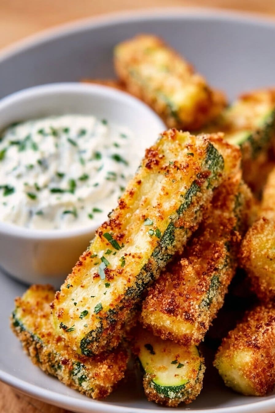 Low Calorie Air Fryer Zucchini Fries