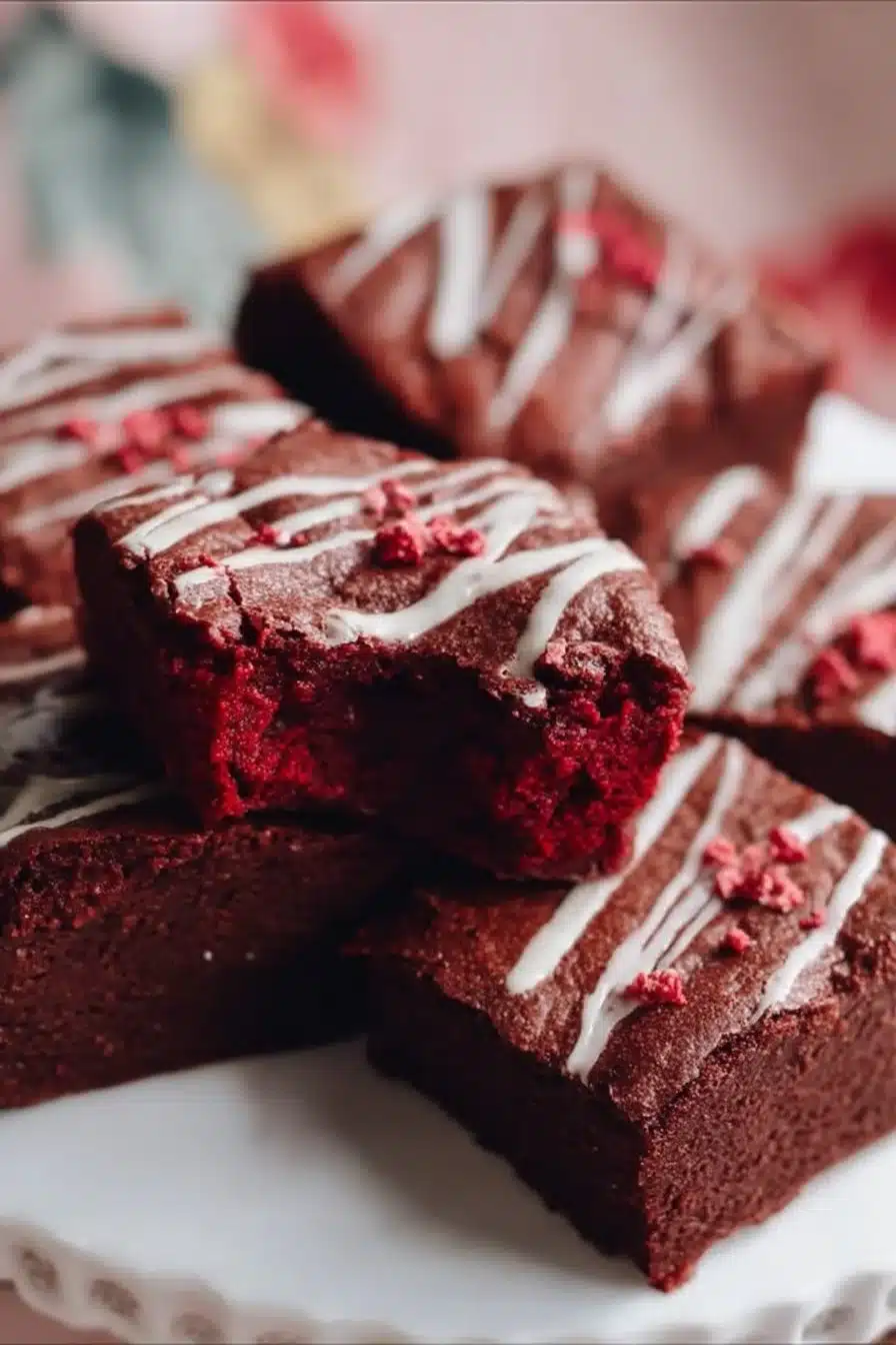 Red Velvet Brownies