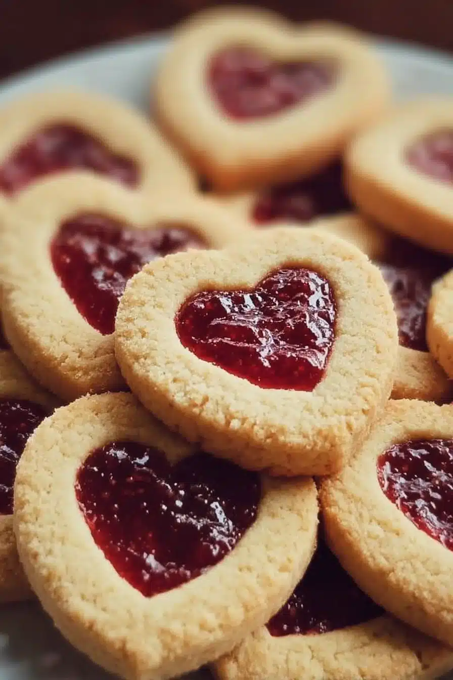 Heart Jam Cookies