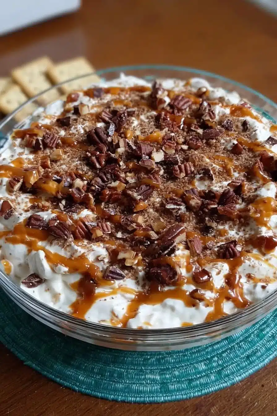 Turtle Cheesecake Dip