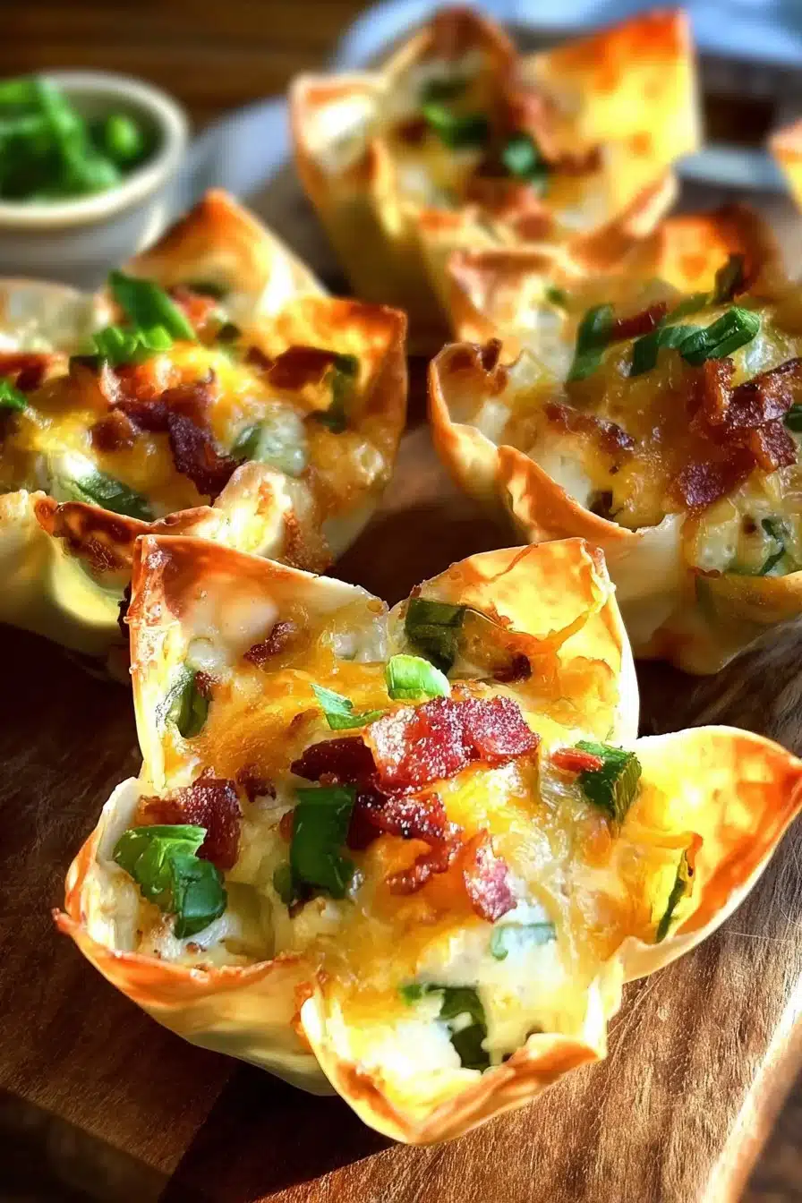 Jalapeño Popper Wonton Cups