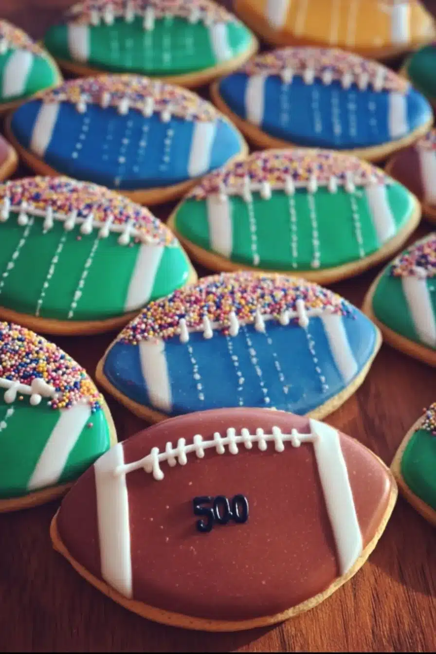 Football Stadium Sugar Cookies!