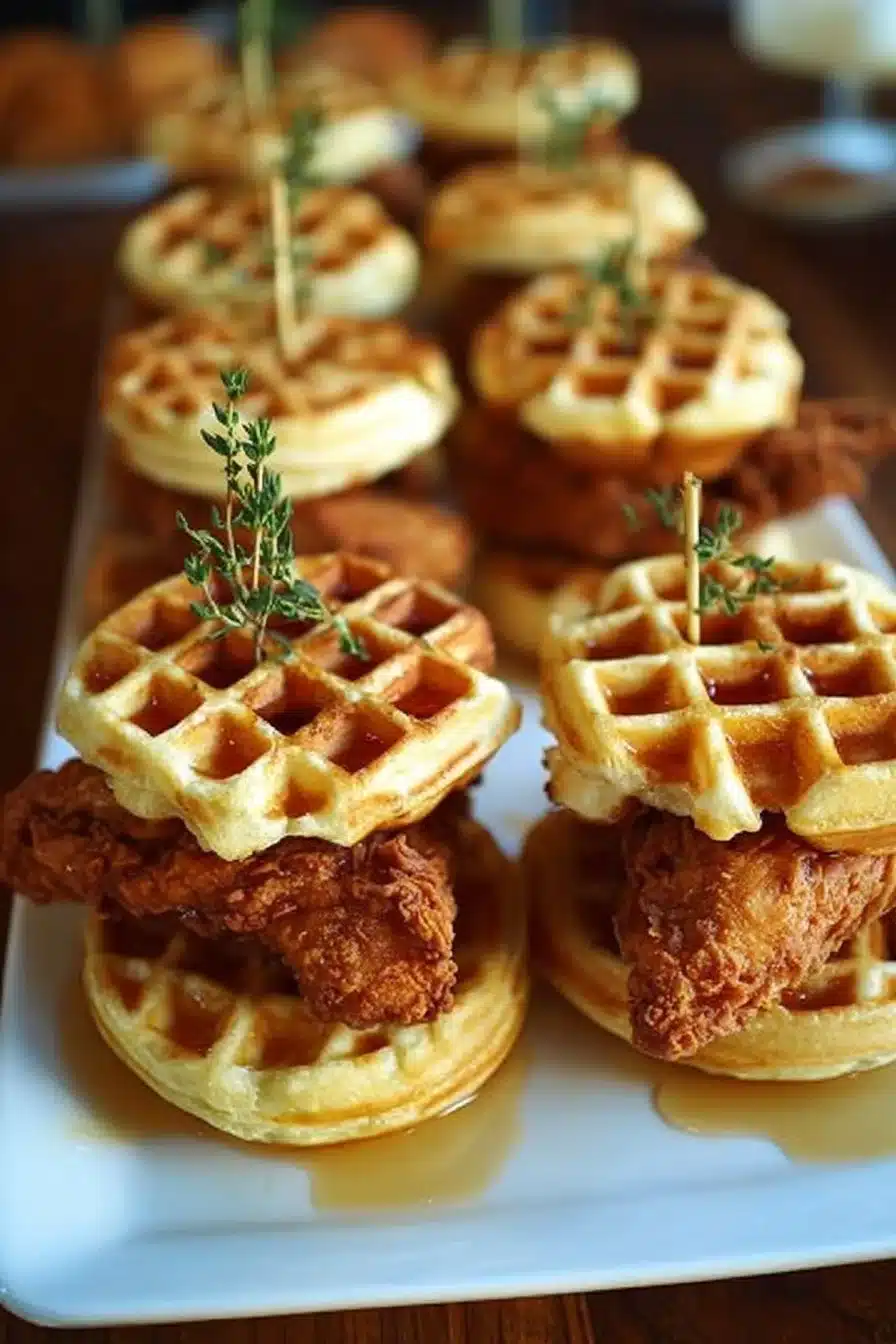 Chicken and Waffle Sliders