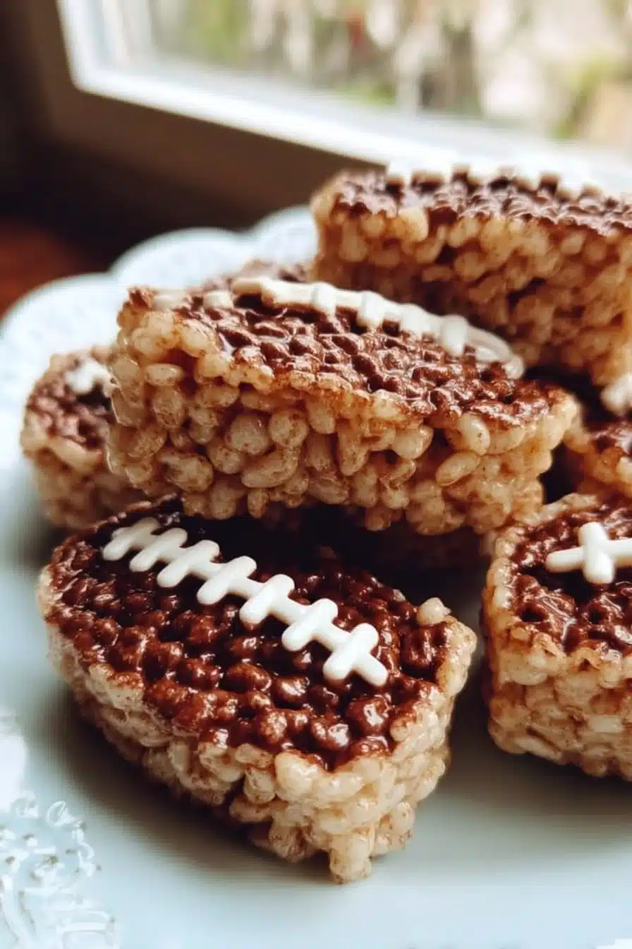 Football Rice Krispie Treats Recipe
