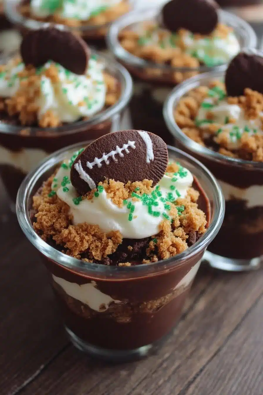 Football Dirt Cups Recipe