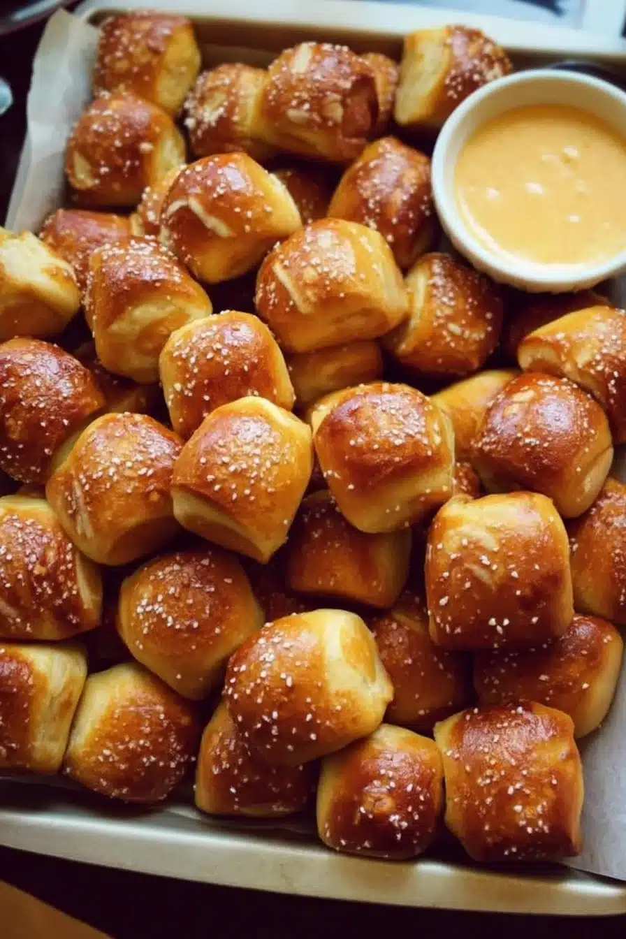 Homemade Soft Pretzel Bites