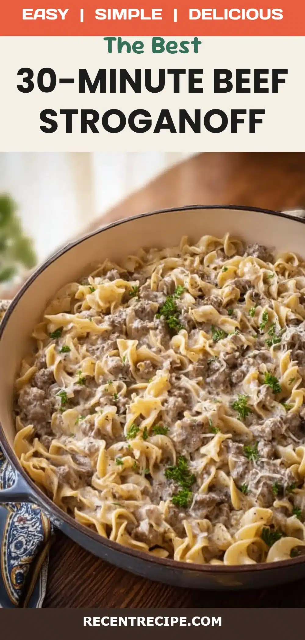 30-Minute Beef Stroganoff